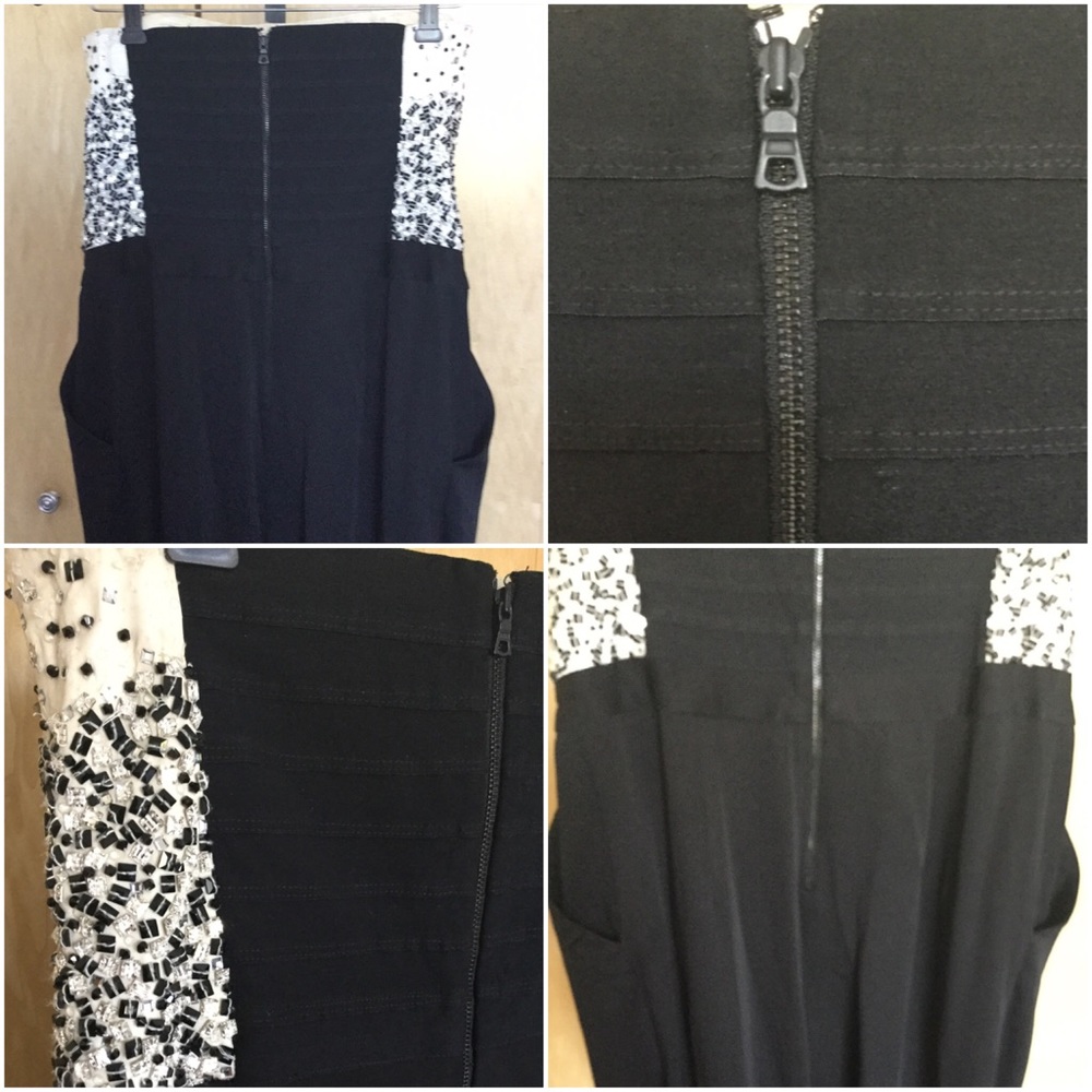 Alice + Olivia Jeri Beaded Strapless Jumpsuit - Picture 6 of 8